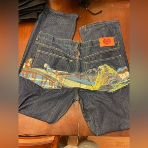 (SOLD) Beautiful Embroidery RMC Jeans